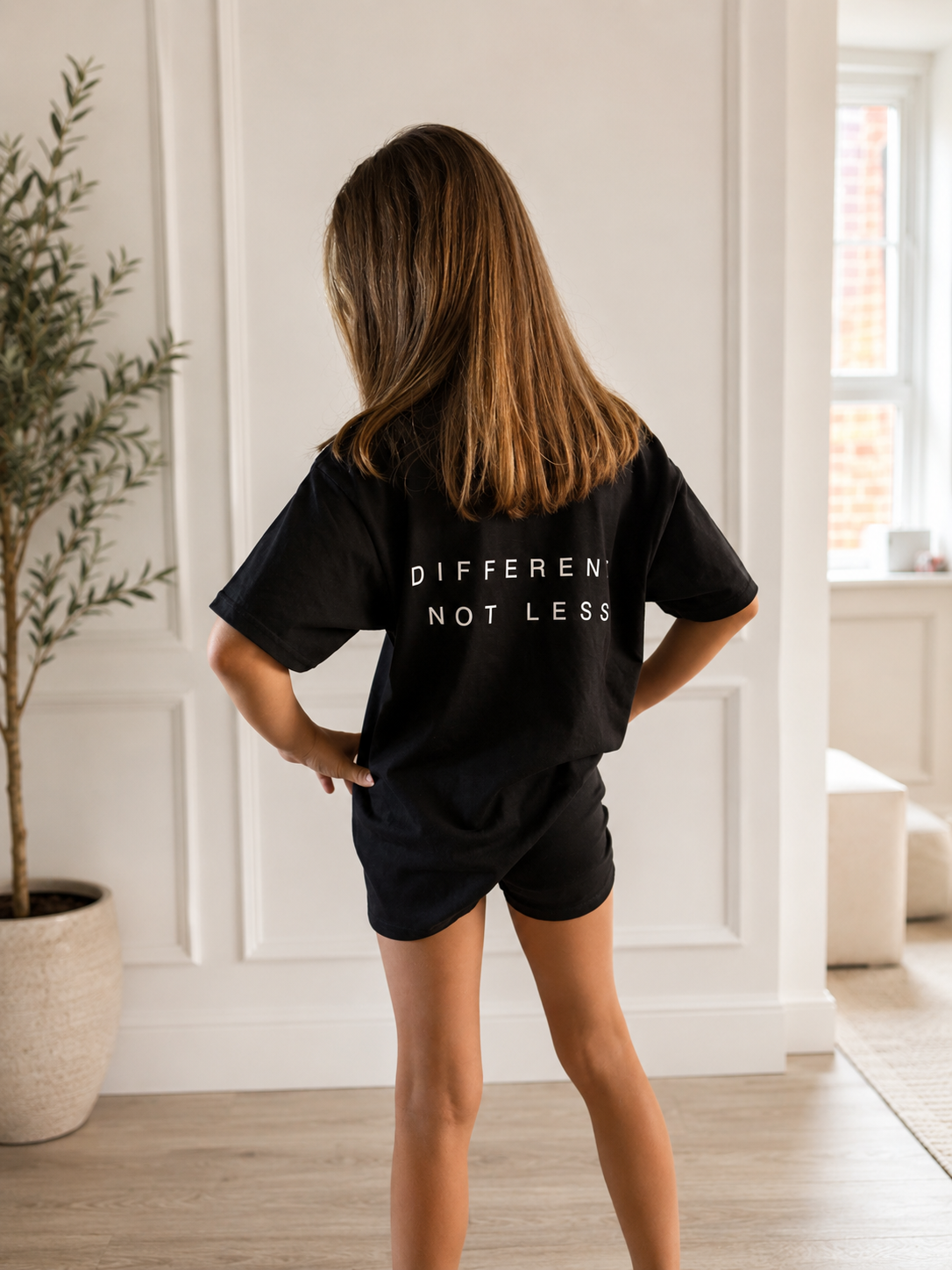 Black Different Not Less Tee